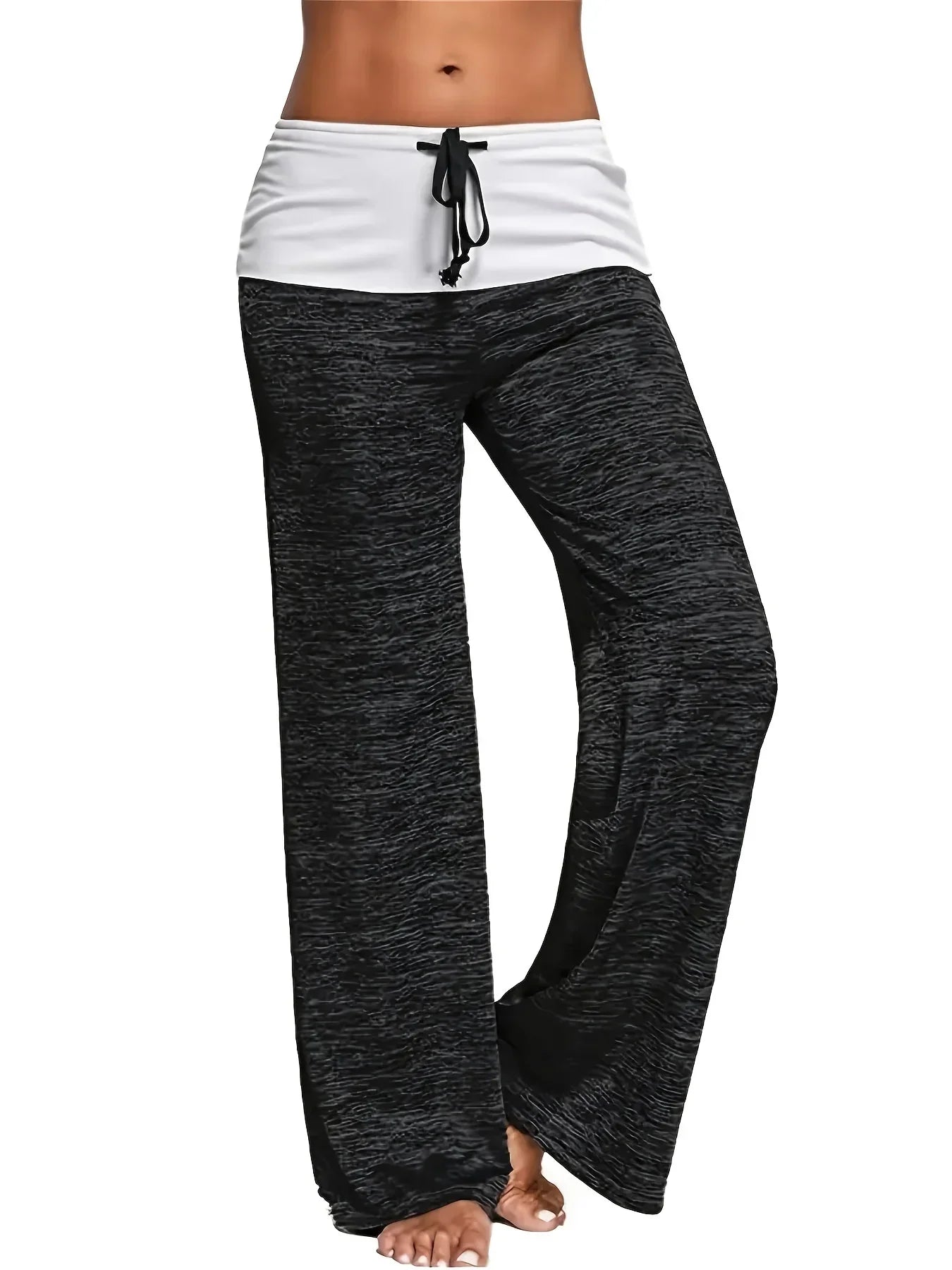 Pantalon ample décontracté à cordon de serrage pour femme - NGSHOP-ONE