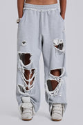 Pantalon gris de luxe pour femme, style chic et décontracté, style Y2K. - NGSHOP-ONE