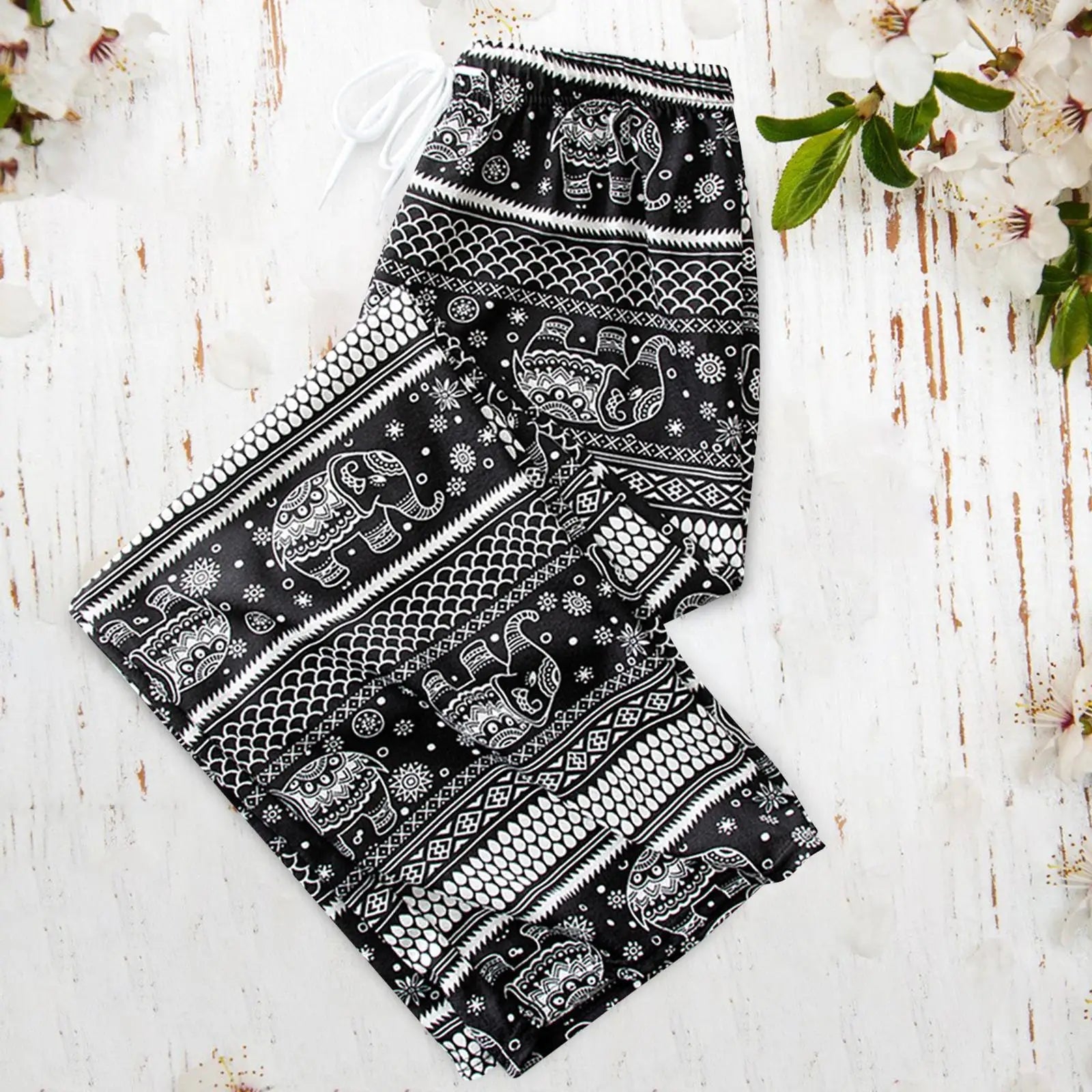 Pantalon Bohémien Haut de Gamme: Confortable, Élégant et Ajustable - Parfait pour l'Été! - NGSHOP-ONE