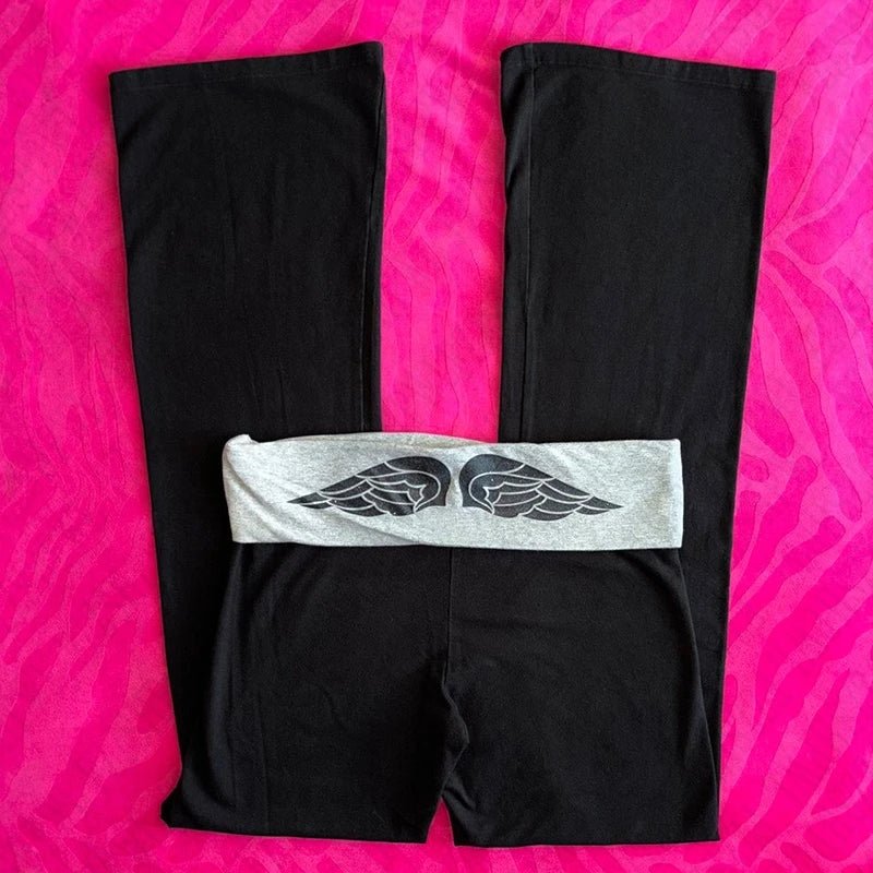 Pantalon slim ondulé style Emo, confortable et esthétique pour un look vintage Y2K - NGSHOP-ONE