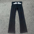 Pantalon slim ondulé style Emo, confortable et esthétique pour un look vintage Y2K - NGSHOP-ONE
