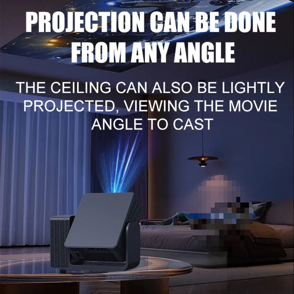 Projecteur 3-en-1 Ultra 300 pouces Full HD 1080p, Android, WiFi 6, home cinéma - NGSHOP-ONE