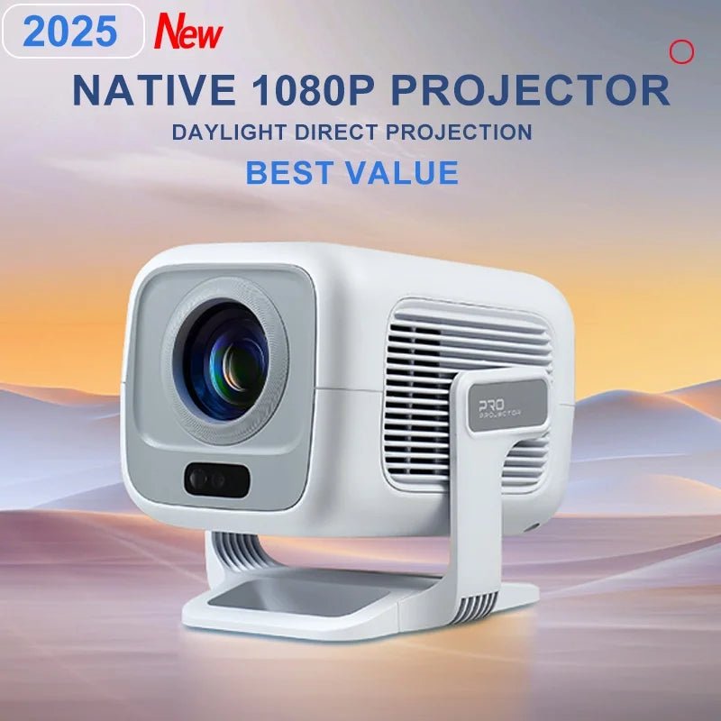 Projecteur DITONG X3Plus HD 1080p natif et 4K, Wi-Fi 6, Bluetooth 5.4, Android, mini projecteur LED - NGSHOP-ONE