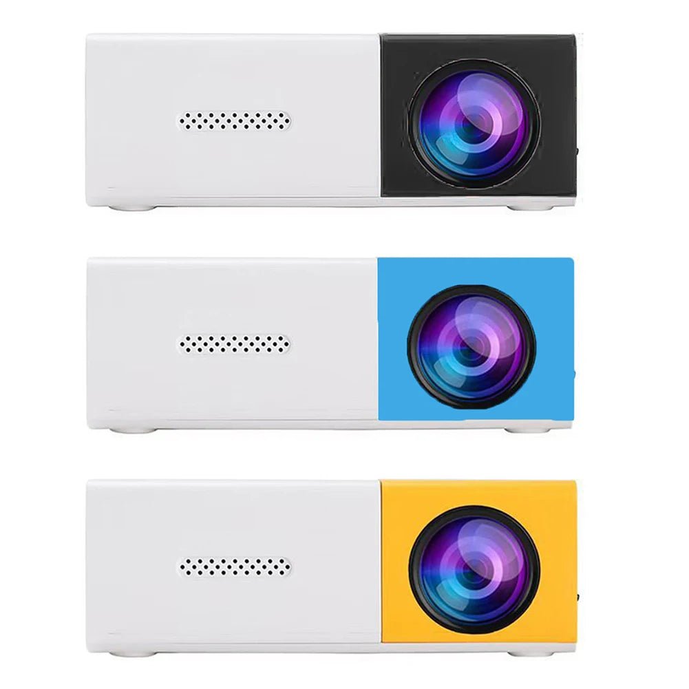 Projecteur LED Mini HD 1080P Portable 400 Lumens HDMI USB AV TF - NGSHOP-ONE