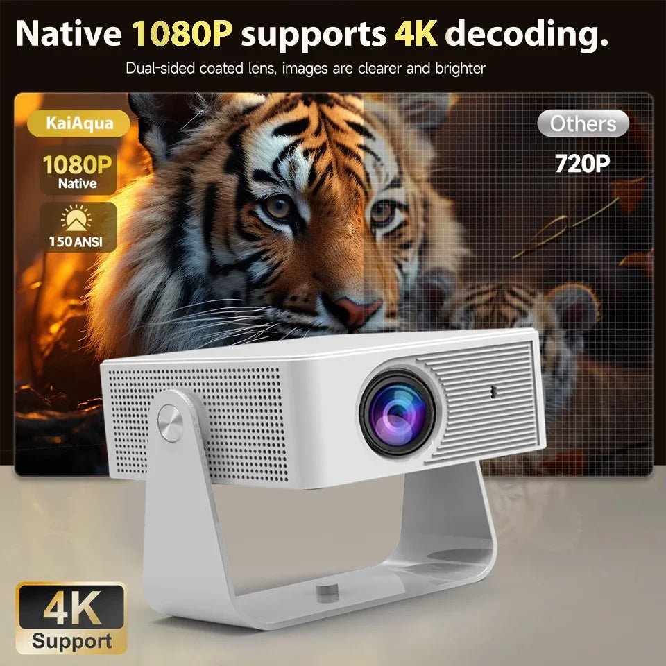 Projecteur portable X3 2025 Wi-Fi Full HD pour bureau et home cinéma - NGSHOP-ONE