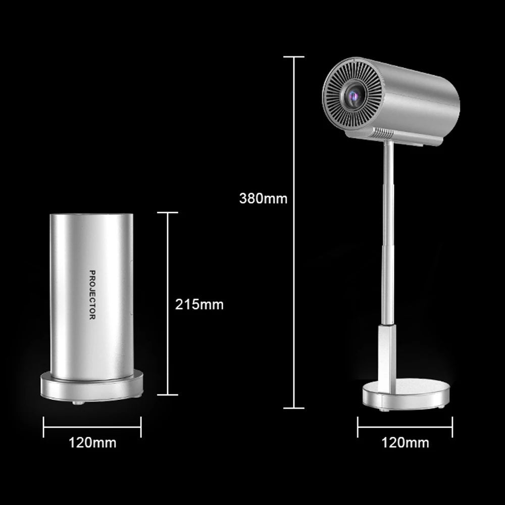 Projecteur home cinéma 720p Android 11, décodage 4K, écran 120 pouces, correction trapézoïdale. - NGSHOP-ONE