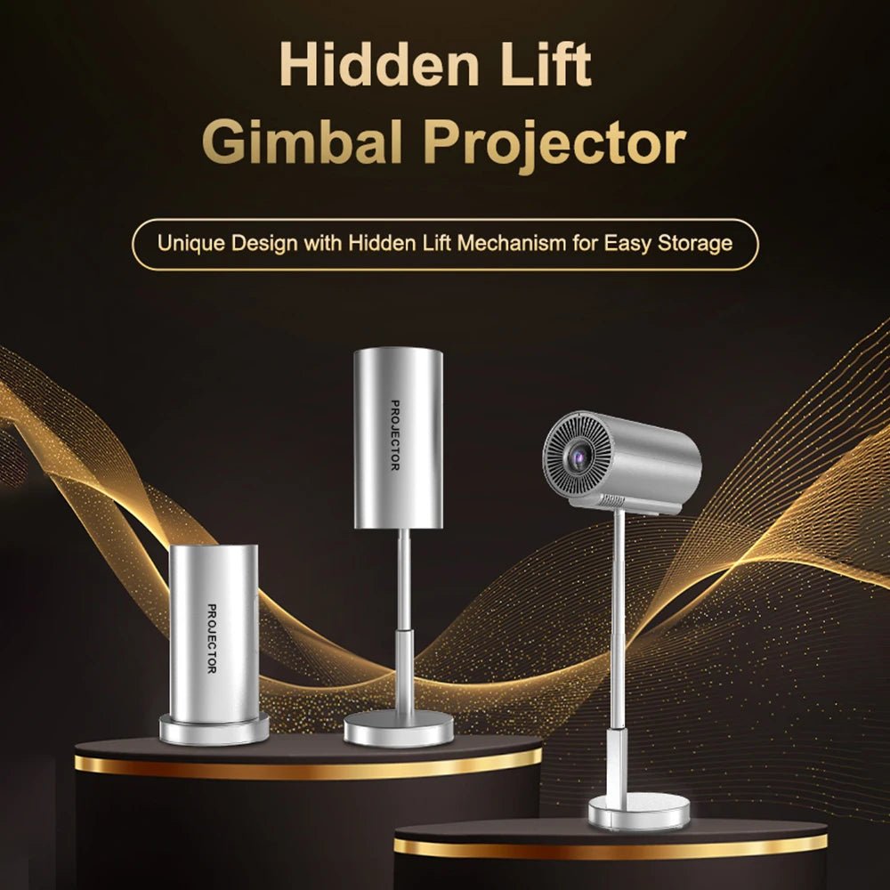 Projecteur home cinéma 720p Android 11, décodage 4K, écran 120 pouces, correction trapézoïdale. - NGSHOP-ONE