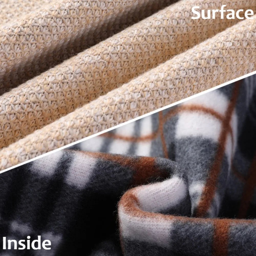 Pull en maille à col montant pour homme, cardigan automne-hiver, coupe slim, couleur unie - NGSHOP-ONE