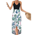 Robe Longue Été Imprimée Vintage Dos Nu Élégante pour Femme - NGSHOP-ONE