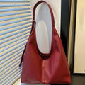 Sac Cabas Seau en Cuir PU à Grande Capacité Rétro - NGSHOP-ONE
