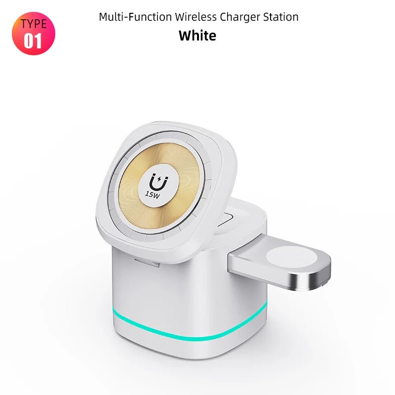 Station de Charge Magnétique Pliable 3 en 1 pour iPhone - NGSHOP-ONE