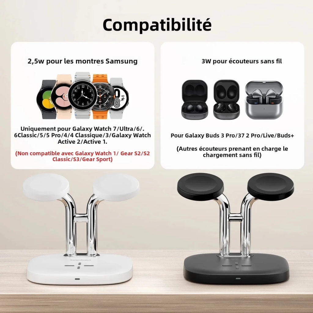 Station de Charge Double Samsung Watch et Buds - NGSHOP-ONE