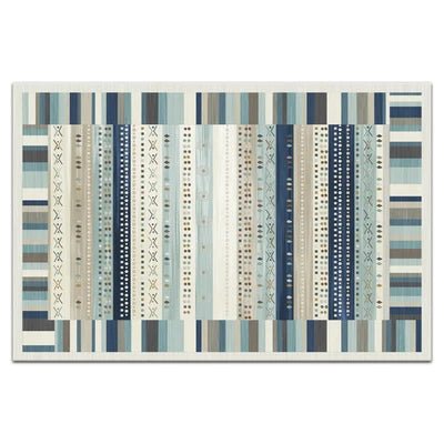 Tapis décoratif à motif bohème pour salon, style tribal marocain - NGSHOP-ONE