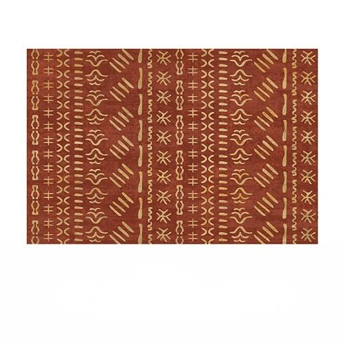 Tapis décoratif à motif bohème pour salon, style tribal marocain - NGSHOP-ONE