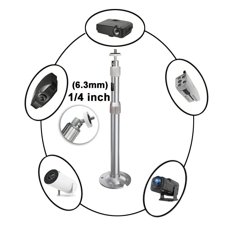 Support mural/plafond métal pour projecteur HY300 Pro, HY320 mini, P30 et TD80W Mini - NGSHOP-ONE