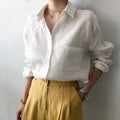 Tunique Longue en Coton et Lin Style Harajuku Décontracté - NGSHOP-ONE