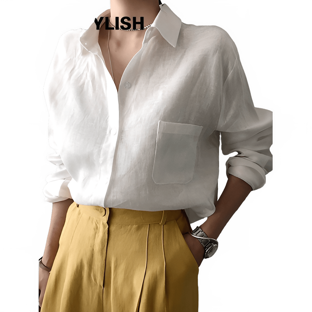 Tunique Longue en Coton et Lin Style Harajuku Décontracté - NGSHOP-ONE