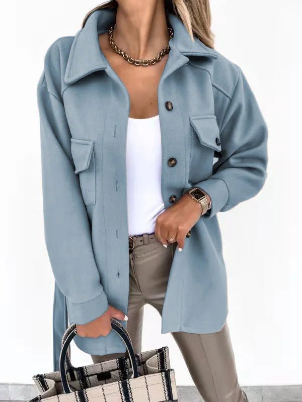 Veste Coupe-Vent Vintage Femme Manteau Décontracté Automne Hiver - NGSHOP-ONE
