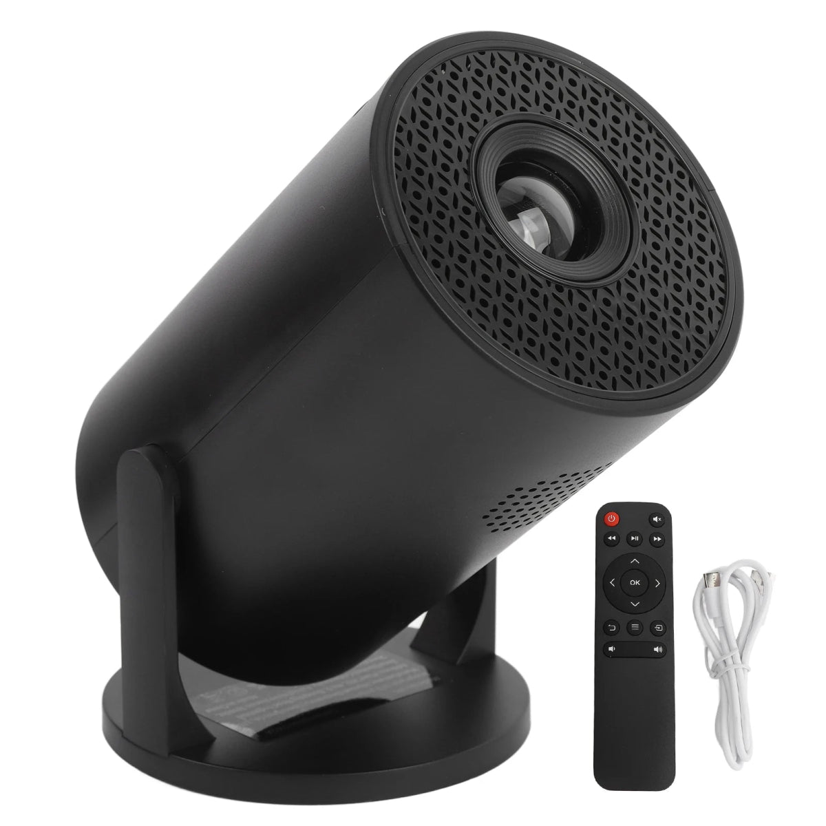 Vidéoprojecteur portable Bluetooth haute fidélité, clé TV USB, luminosité 8000 lm, noir - NGSHOP-ONE