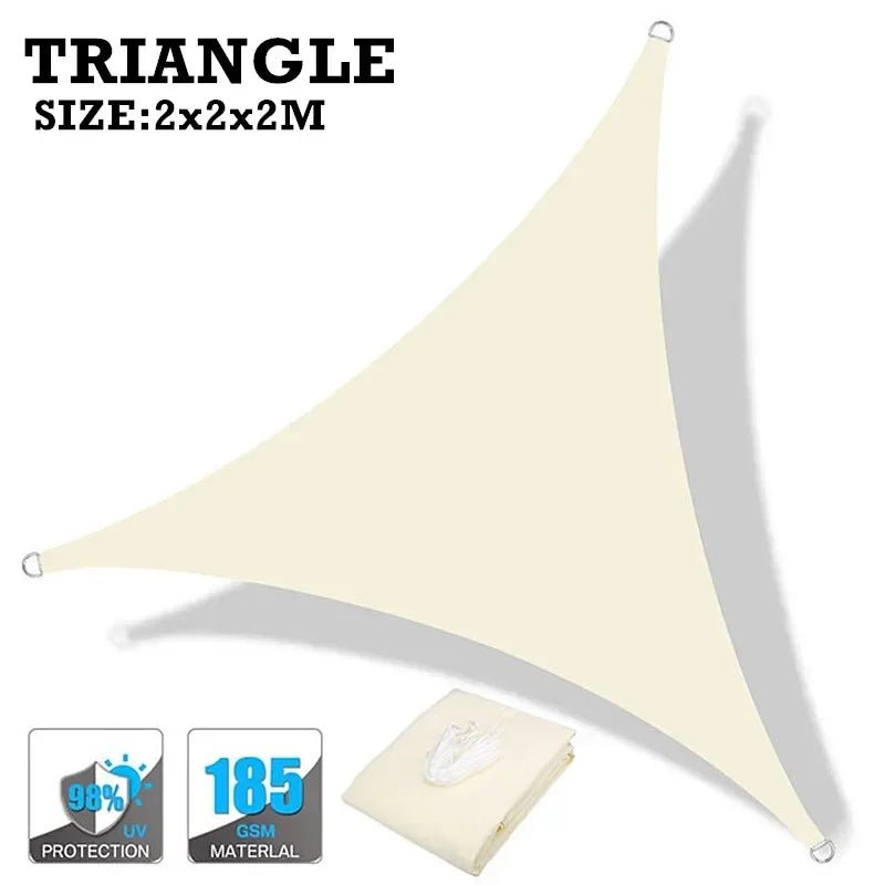 Voile d'ombrage imperméable 160GSM pour jardin et piscine - NGSHOP-ONE