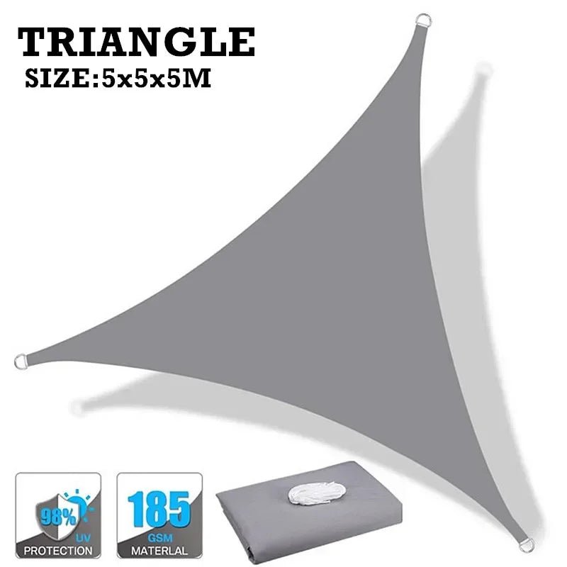 Voile d'ombrage imperméable 160GSM pour jardin et piscine - NGSHOP-ONE