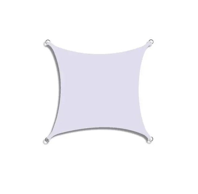 Voile d'ombrage imperméable 4x5m gris blanc - NGSHOP-ONE