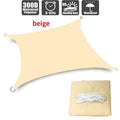Voile d'ombrage imperméable 4x5m gris blanc - NGSHOP-ONE