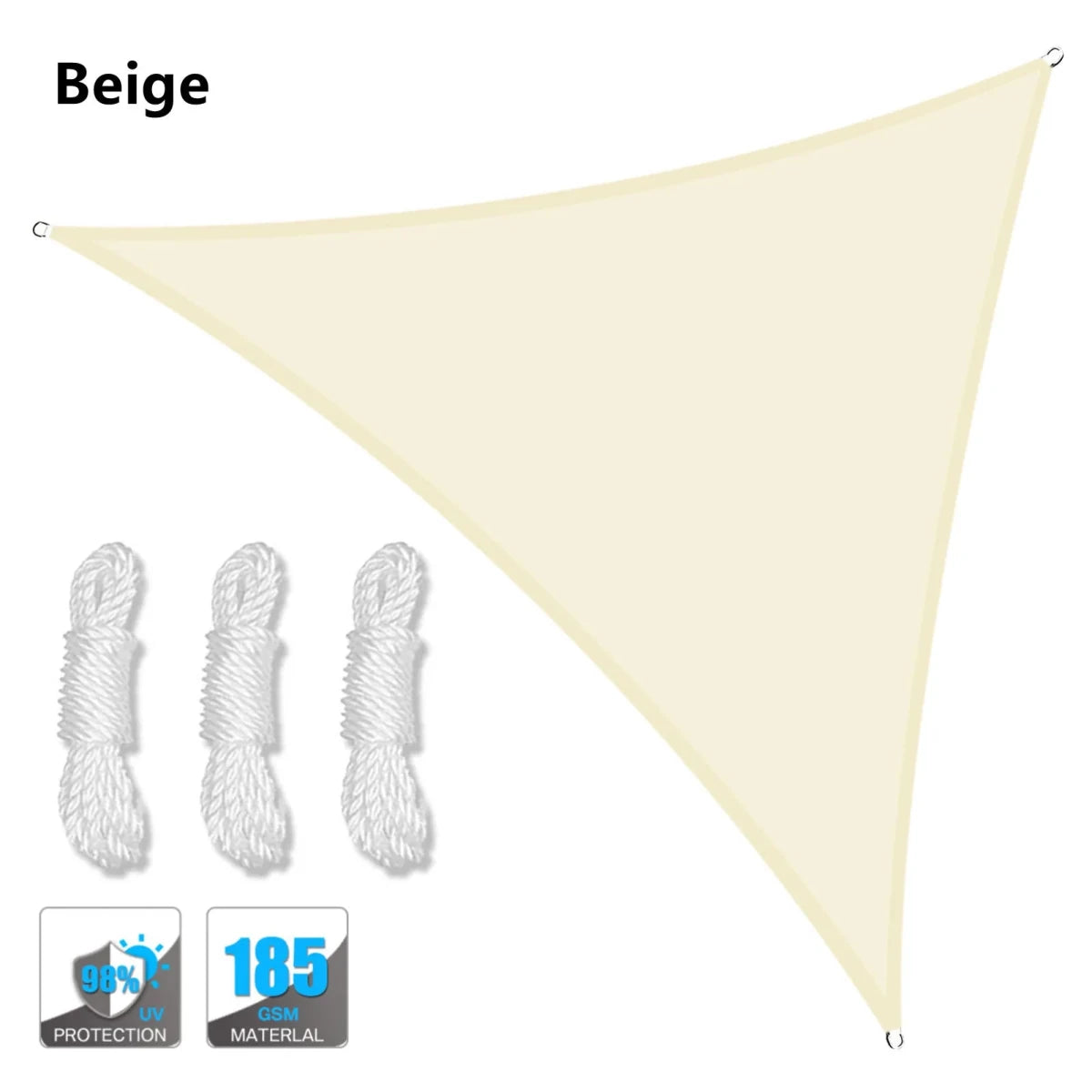 Voile d'Ombrage Triangulaire Imperméable Protection UV - NGSHOP-ONE