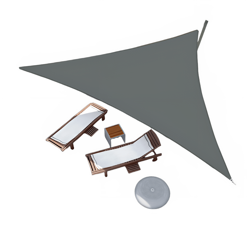 Voile d'Ombrage Triangulaire Imperméable Protection UV - NGSHOP-ONE