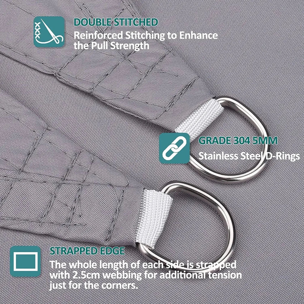 Voile d'Ombrage Triangulaire Imperméable Protection UV - NGSHOP-ONE